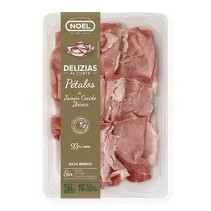 NOEL DELIZIAS Pernil cuit extra 50% Ibèric pètals