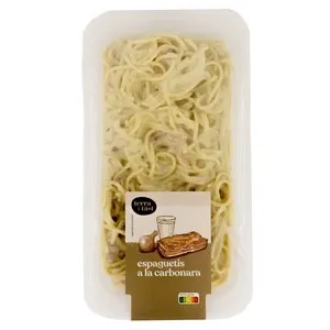 TERRA I TAST Espaguetis a la carbonara
