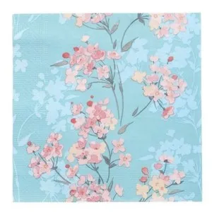 PAPSTAR Tovallons flors roses Papstar 33x33cm