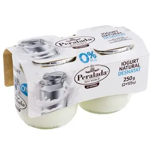 PERALADA Iogurt natural desnatat Km0