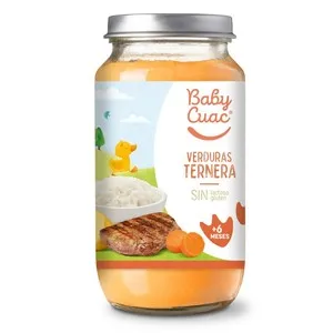 BABY CUAC Puré de verdures i vedella