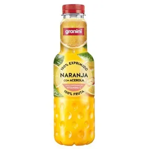 GRANINI Suc espremut de taronja amb acerola en ampolla
