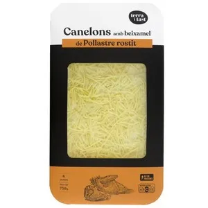 TERRA I TAST Canelons de pollastre rostit amb beixamel 6u.