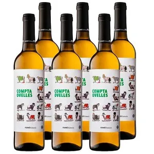 COMPTA OVELLES Caixa de vi blanc Do Penedès ecològic Km0
