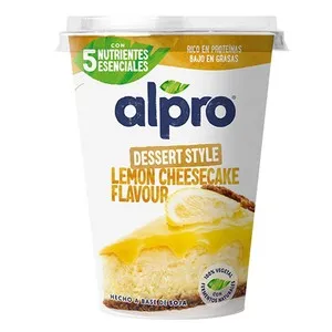 ALPRO Producte vegetal de soja amb gust de Lemon Cheesecake