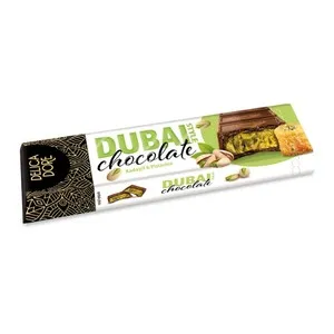 DELICA DORE Xocolata amb llet farcida de festuc i Kadayif Dubai