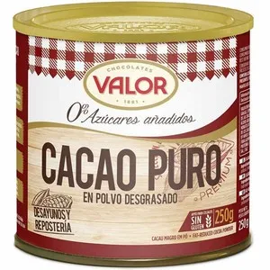 VALOR Cacau pur en pols desgreixat