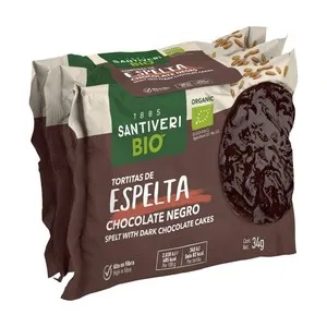 SANTIVERI Coquetes d'espelta i xocolata ecològiques