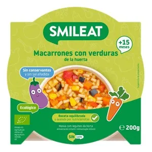 SMILEAT Macarrons amb verdures ecològic +15mesos