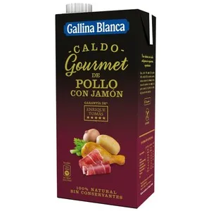 GALLINA BLANCA Brou de pollastre i pernil gourmet