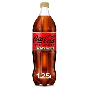 COCA-COLA Refresc de cola Zero sucre Zero cafeïna en ampolla