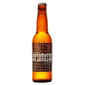 OPTIMISTA Cervesa Optimista Pesimista Km0 en ampolla