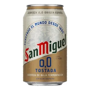 SAN MIGUEL Cervesa torrada sense alcohol en llauna