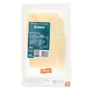 BONPREU Formatge edam llescat