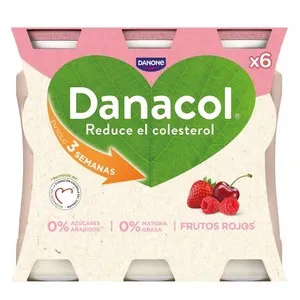 DANACOL Iogurt per beure desnatat de fruits vermells
