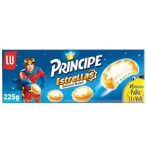 PRINCIPE Galetes amb xocolata blanca Estrella