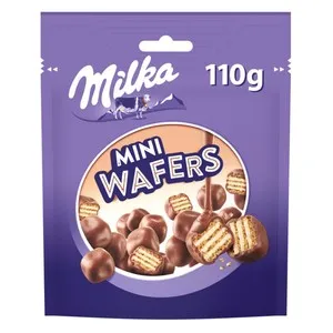 MILKA Galetes mini waffers