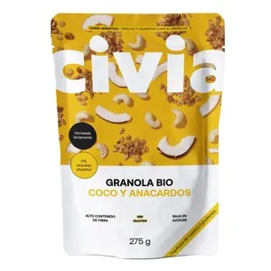CIVIA FOODS Granola de coco i anacards Km0