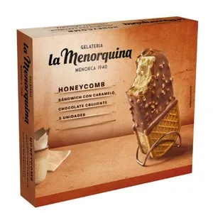 MENORQUINA Gelat sandvitx Honeycomb