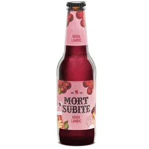 MORT SUBITE Cervesa Belga Lambic de cirera en ampolla