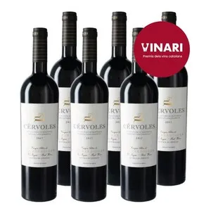 CÉRVOLES Caixa de vi negre ecològic DO Costers del Segre Km0