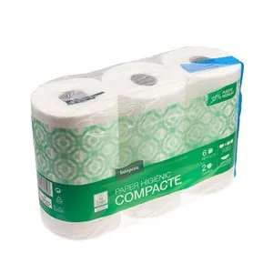 BONPREU Paper higiènic compacte 2 capes 6 un.