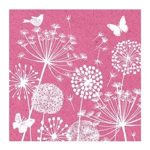 PAPSTAR Tovallons fucsia Papstar 33x33cm