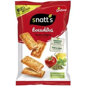 SNATT'S Bastonets de pa amb tomàquet i orenga