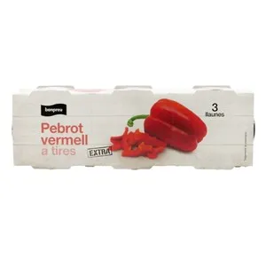 BONPREU Pebrot vermell a tires