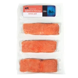 BONPREU Supremes de salmó de Noruega sense pell