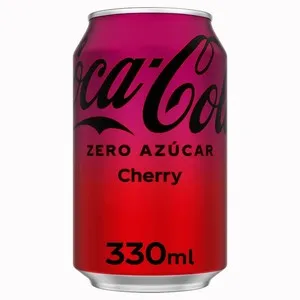 COCA-COLA Refresc de cola Zero sucre cherry en llauna