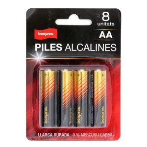 BONPREU Piles alcalines AA LR6