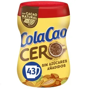COLACAO Cacau soluble 0% sucres afegits