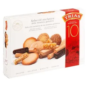 TRIAS Galetes d'ametlla assortides 10