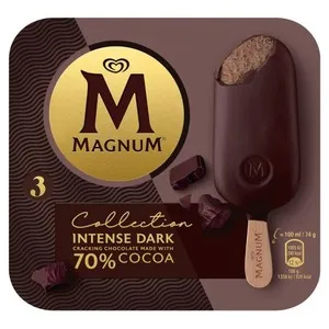 MAGNUM Gelat Dark 70% cacau