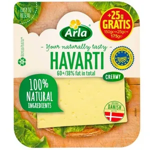 ARLA Formatge Havarti llescat