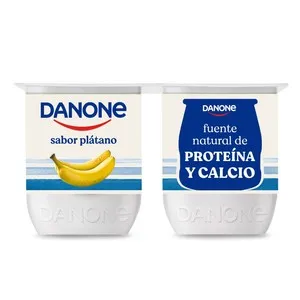 DANONE Iogurt amb gust de plàtan