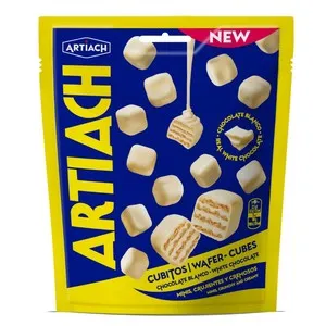 ARTIACH Galetes mini waffers de xocolata blanca