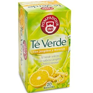 POMPADOUR Te verd amb gingebre i taronja