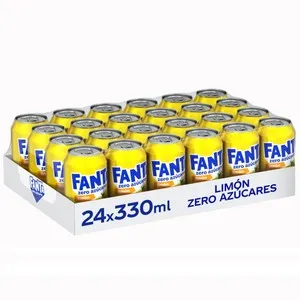 FANTA LLIM. ZER Refresc de llimona zero sucre 24x33 cl en llauna
