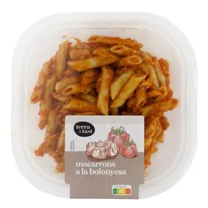 TERRA I TAST Macarrons a la bolonyesa