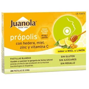 JUANOLA Pastilles toves gust a mel i llimona