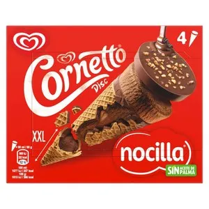 CORNETTO Gelat cucurutxo de nocilla disc XXL