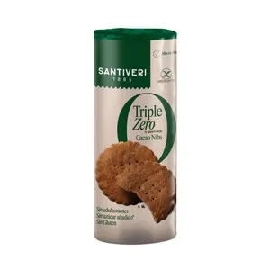 SANTIVERI Galetes nibs cacau Triple Zero sense gluten