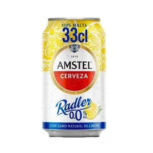 RADLER Cervesa amb suc de llimona sense alcohol en llauna