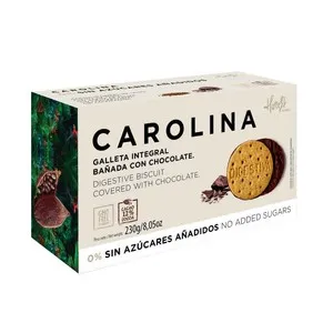 CAROLINA Galetes integrals banyades amb xocolata