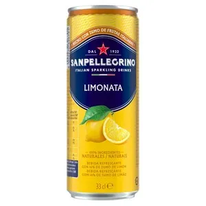 SAN PELLEGRINO Aigua amb gas amb gust de llimona en llauna