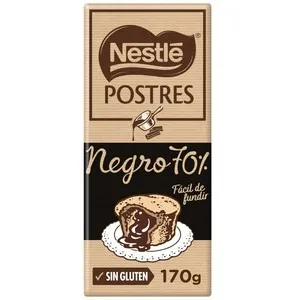 NESTLÉ POSTRES Xocolata negra 70% per a fondre