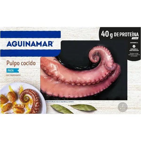 Pata de pulpo AGUINAMAR, bandeja 200 g
