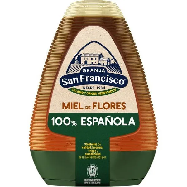 Miel panal % goteo GRANJA SAN FRANCISCO, dosificador 425 g